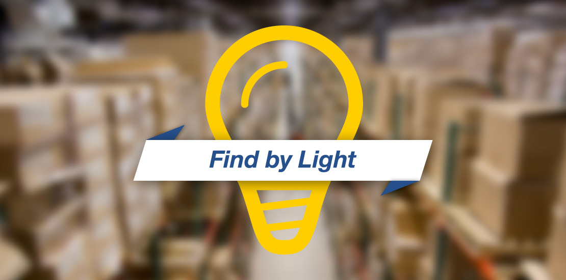 Find by light Sistema di localizzazione RFID banner