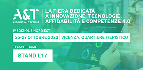 La fiera dedicata a innovazione, tecnologiem affidabilità e competenze 4.0 - 1a edizione nordest 25-27 ottobre 2023 - Vicenza, Quartiere Fieristico - Ti aspettiamo STAND L147